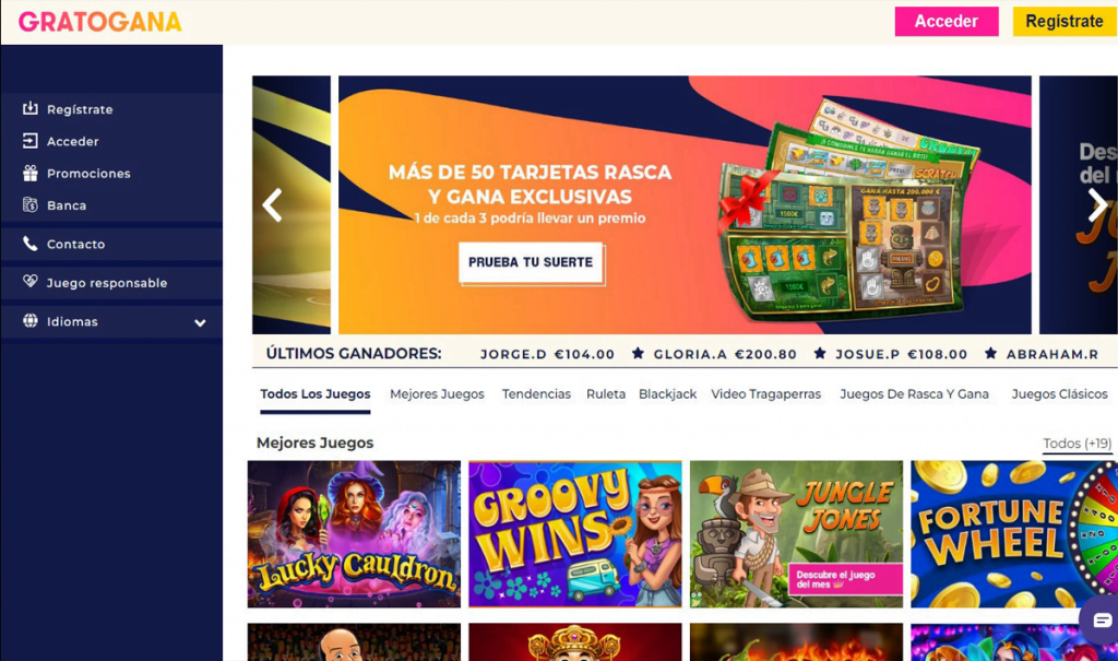 apuestas en gratogana online