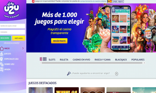 PlayUZU casino online espana