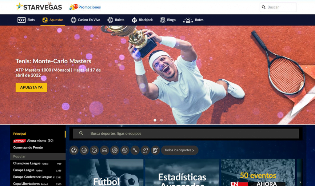 starvegas apuestas en línea